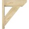Ekena Millwork Traditional Slat Rough Sawn Outlooker, Douglas Fir, 8"W x 24"D x 28"H OUT08X24X28TRA06RDF - alternate 3